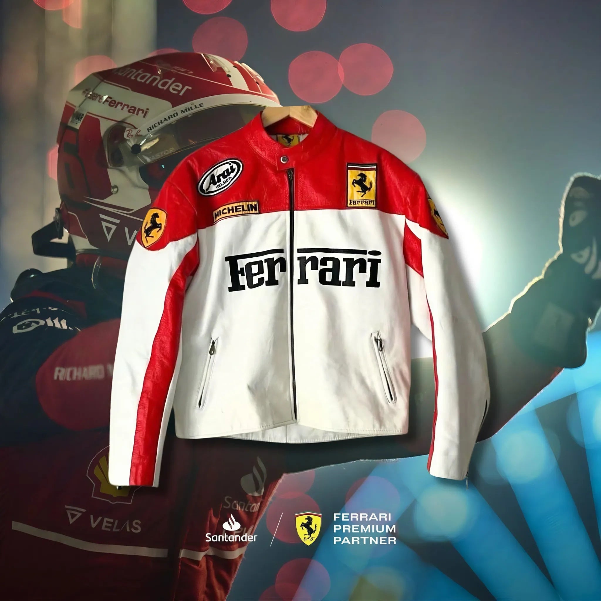 Jaqueta Vintage Scuderia Branca F1