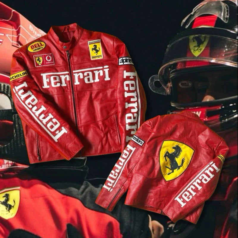 Jaqueta Vintage Ferrari F1 Motorsport Red